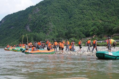 灌河军事漂流