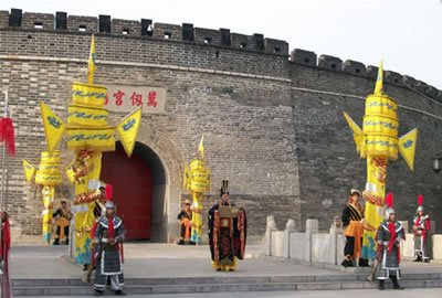 明故城开城仪式和祭孔表演