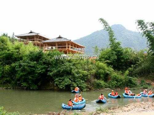 南宁出发到宾阳金坑峡漂流一日游-去宾阳金坑峡漂流旅游