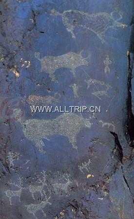 黑山石刻画像